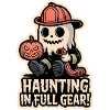 Firefighter Boo – Spooky Cute Halloween Ghost