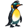 funny penguin with sunglasses :)