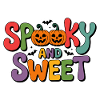 Motif d'Halloween effrayant et doux