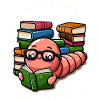 Cartoon book lovers