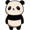 dessin panda, panda mignon, bébé panda