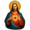 Sacred Heart Iconic Print