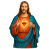 Heart Light Jesus Emblem
