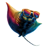 Manta Ray, Devil Ray, Stingray, Diver