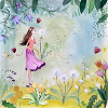 Elfe au royaume des fleurs