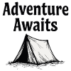 Adventure Awaits Hiking Nature Tent