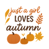 Juste une fille aime l’automne