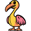 Pelican bird Halloween zombie