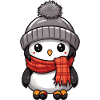 Penguin Winter Animal Baby Comic
