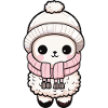 Alpaca Winter Animal Baby Comic