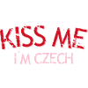 Kiss Me I'm Czech Distressed