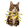 Light cat with lamp chain