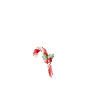 Classic Christmas Motif White | Candy cane
