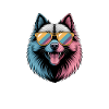 Keeshond Spruch Hunde Lustiges Keeshond Geschenk