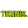 Tennis Tennispieler Green Retro