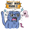 Angry Cat Screams at Expression