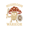 Mushroom warrior with sword