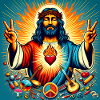 Psychedelic Peace - Jesus, burning heart