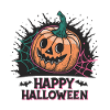 Smiling Pumpkin Halloween