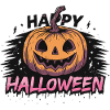 Neonpinker Halloween-Kürbis