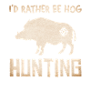 Wild Boar Hunting Silhouette