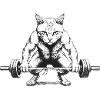 Cat Fitness, Cat Gym Dumbbell Cat
