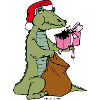 Alligator Eating Gifts