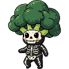 Broccili Halloween Ghost Ghost Cartoon