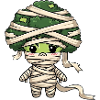 Cute Halloween Broccoli Mummy Zombie Disguise