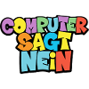 Bunte Computer Sagt Nein Grafik