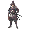 Lila gepanzerter Samurai Sengoku