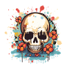 Flower Skull Blast