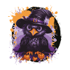 SorcièresHiboux avec citrouilles