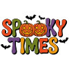 Spooky Times Halloween Pumpkin