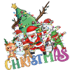 Christmas – Funny Christmas crew dabbing