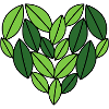 Leaf Heart Nature Design
