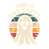 Ghost Halloween Retro