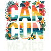 Cancun Mexico Tropical Typography