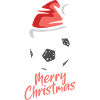 Christmas Football Santa Hat Design