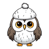 Owl Winter Animal Baby Comic
