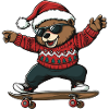 Bear Christmas Funny
