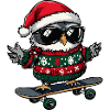 Owl Christmas Funny