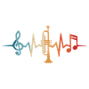 Trumpet, heartbeat, trumpeter, musician