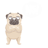 Pug Nope Funny Dog Design