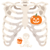 Halloween Pregnancy Pumpkin Skeleton Funny