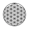 Flower of Life Circle Design