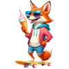 Sonnen Fox Skate – bunter Streetstyle