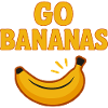 Go Bananas – Funny banana design