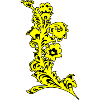 Yellow Flower Detail Ornament