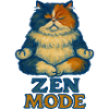 Zen Cat in Calm Mode